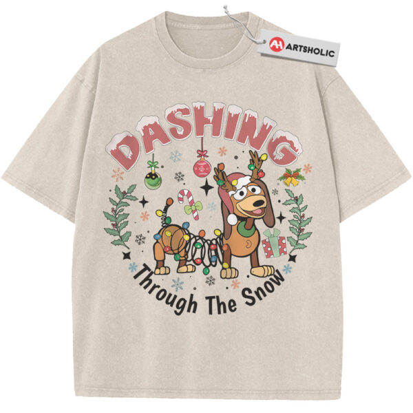 Slinky Dog Shirt, Toy Story Shirt, Christmas Shirt, Winter Disney Shirt, Animated Shirt, Vintage T-Shirt