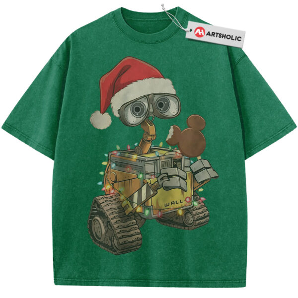 WALL-E Shirt, Christmas Shirt, Disney Shirt, Animated Shirt, Vintage Tee - Grass Green, XL
