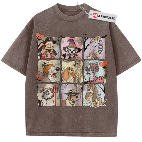Disney Dogs Shirt, Christmas Shirt, Winter Disney Shirt, Animated Shirt, Vintage T-Shirt