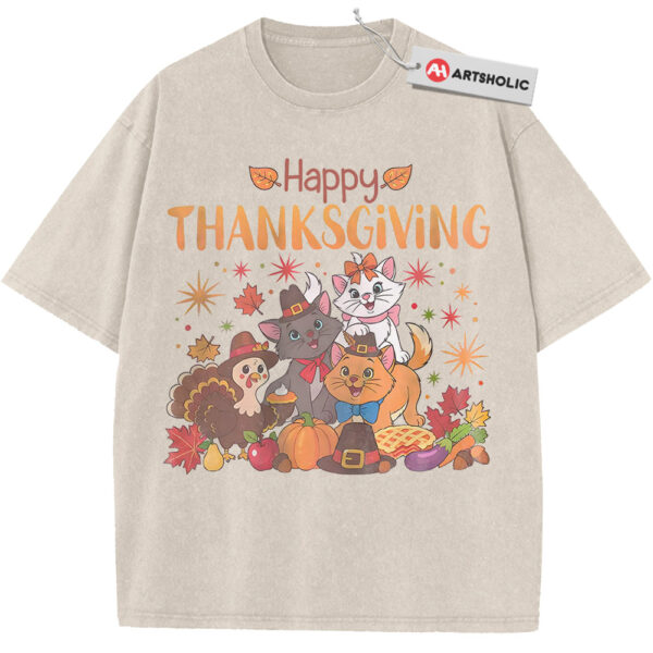 The Aristocats Shirt, Thanksgiving Shirt, Animated Shirt, Vintage Tee