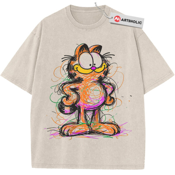 Garfield Cat Shirt, Animated Shirt, Vintage Tee