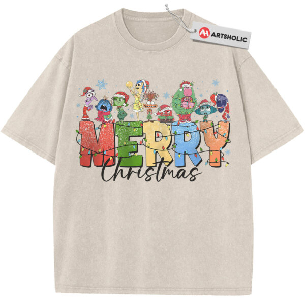 Inside Out Shirt, Christmas Shirt, Animated Shirt, Vintage Tee