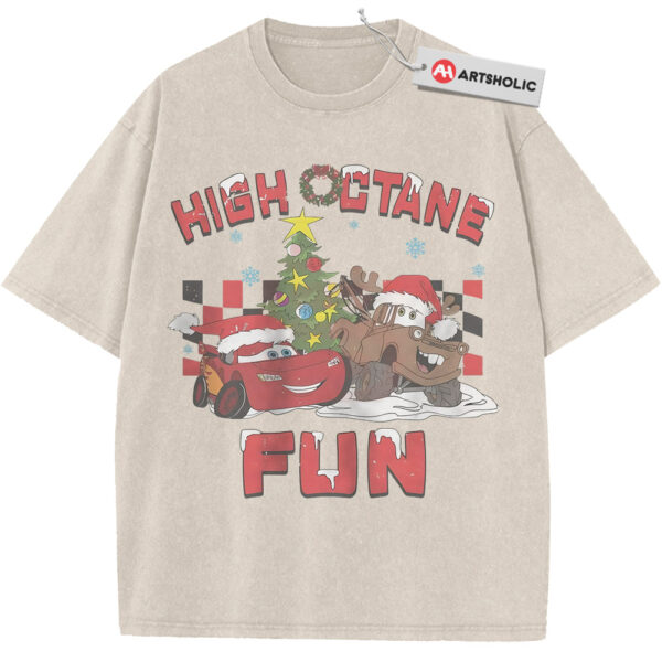 Lightning McQueen and Mater Shirt, Cars Shirt, Christmas Shirt, Animated Shirt, Vintage Tee