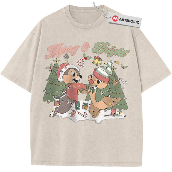 Chip and Dale Shirt, Christmas Shirt, Animated Shirt, Vintage Tee