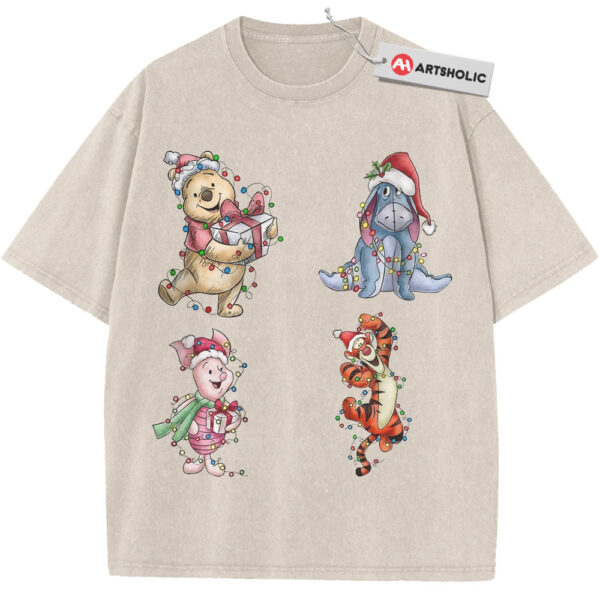 Winnie the Pooh Shirt, Christmas Shirt, Animated Shirt, Vintage Tee