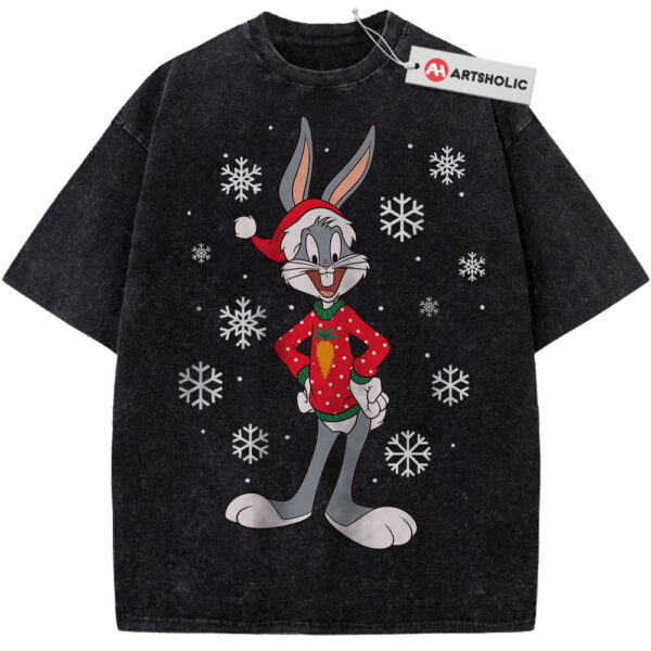 Bugs Bunny Shirt, Looney Tunes Shirt, Christmas Shirt, Animated Shirt, Vintage Tee