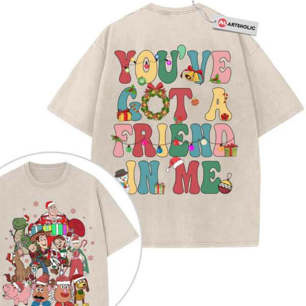 Toy Story Shirt, Christmas Shirt, Animated Shirt, Vintage T-Shirt 2-Sided