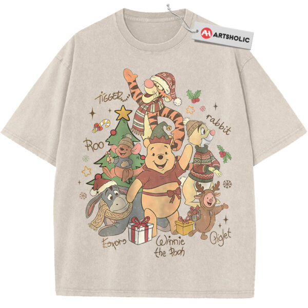 Winnie the Pooh Shirt, Christmas Shirt, Animated Shirt, Vintage Tee