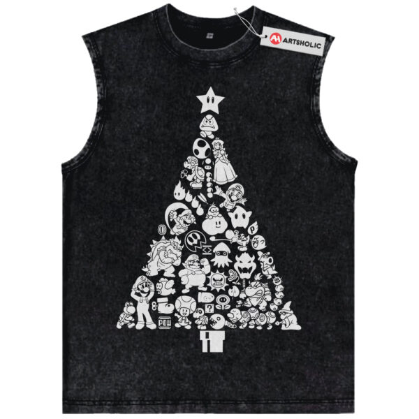 Super Mario Bros Shirt, Christmas Shirt, Game Shirt, Vintage Tee
