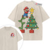 Super Mario Shirt, Christmas Shirt, Game Shirt, Vintage Tee 2-Sided