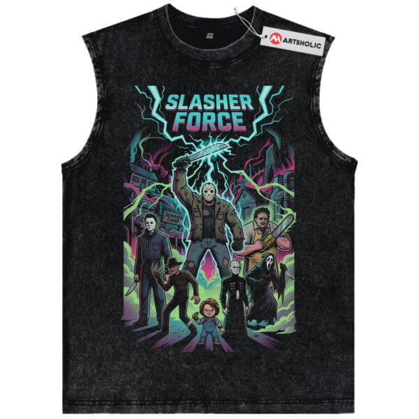 Slasher Force Shirt, Halloween Shirt, Horror Shirt, Vintage T-Shirt
