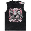 Anti Valentine Club Shirt, Ghostface Jason Voorhees and Michael Myers Shirt, Halloween Shirt, Horror Shirt, Vintage T-Shirt