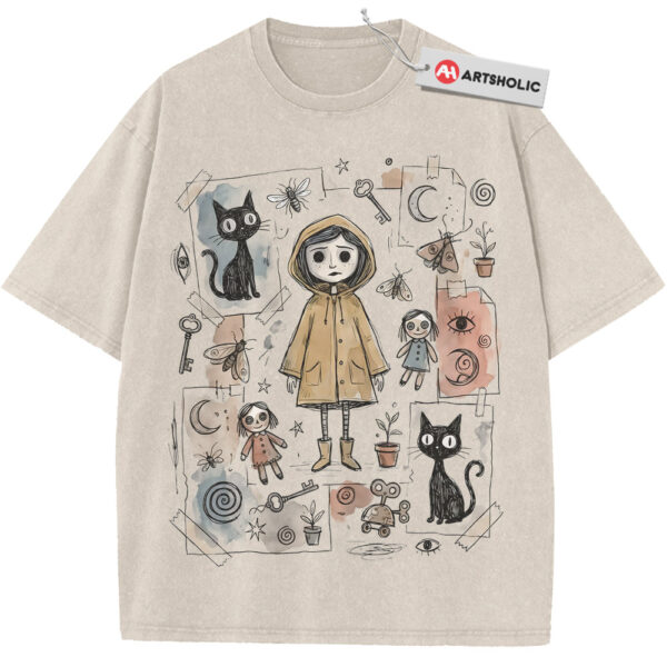 Coraline Shirt, Halloween Shirt, Animated Shirt, Vintage Tee