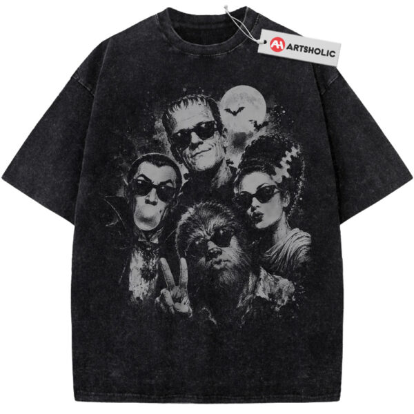 Dracula Shirt, Frankenstein Shirt, The Bride of Frankenstein Shirt, Halloween Shirt, Horror Shirt, Vintage T-Shirt
