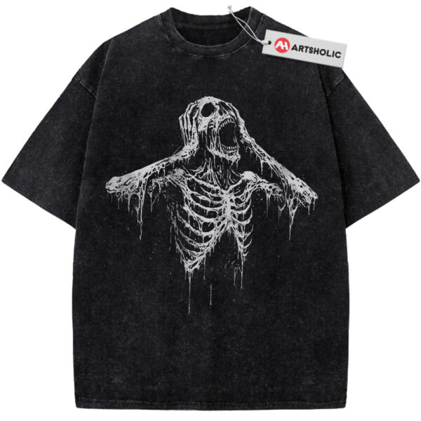 Skeleton Shirt, Halloween Shirt, Horror Shirt, Vintage T-Shirt