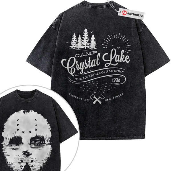 Jason Voorhees Shirt, Friday the 13th Shirt, Halloween Shirt, Horror Shirt, Vintage T-Shirt 2-Sided