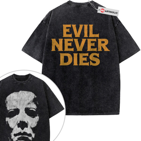 Michael Myers Shirt, Halloween Shirt, Horror Shirt, Vintage T-Shirt 2-Sided