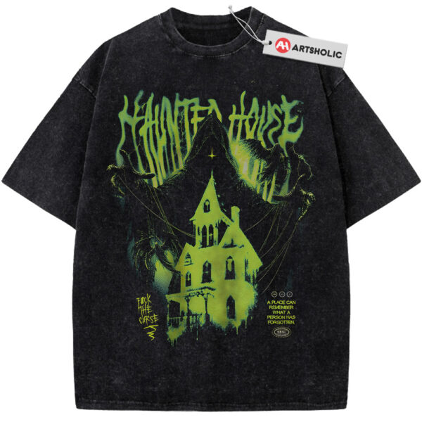 Haunted House Shirt, Halloween Shirt, Horror Shirt, Vintage T-Shirt