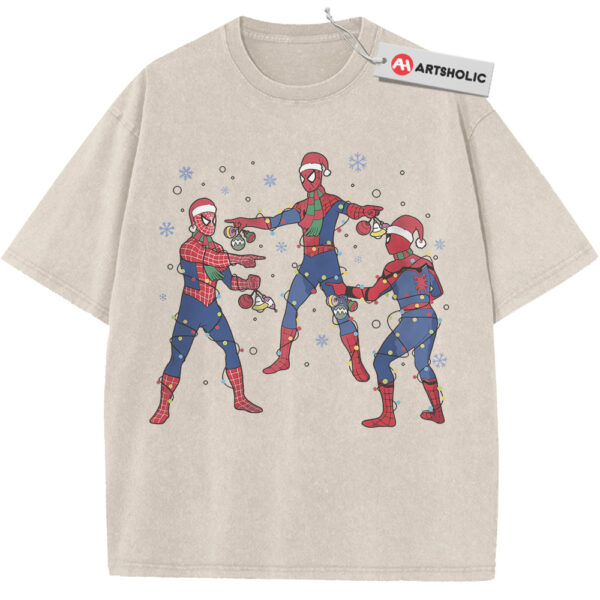 Spider-Man Shirt, Christmas Shirt, Marvel Comics Shirt, Vintage Tee