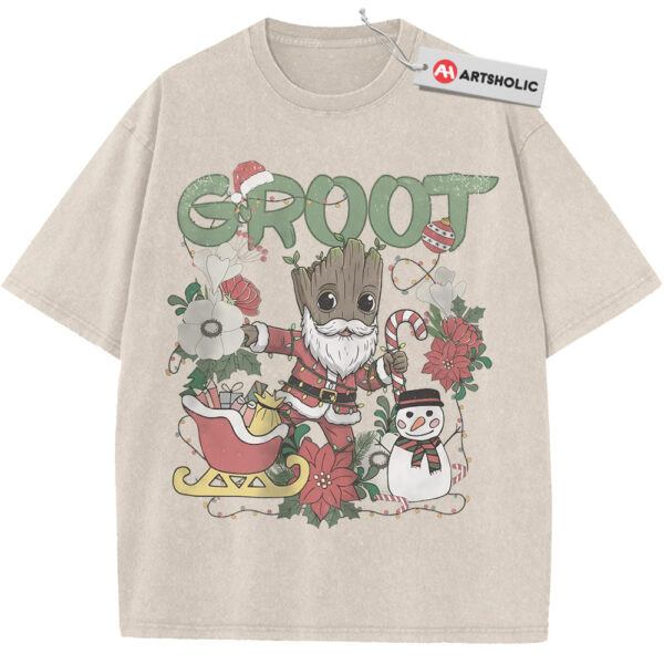 Groot Shirt, Christmas Shirt, Marvel Comics Shirt, Vintage T-Shirt