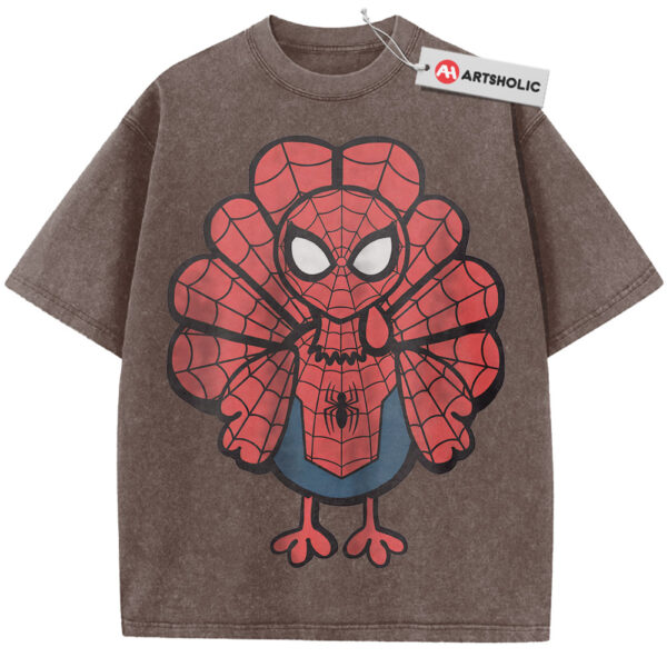 Spider-Man Shirt, Thanksgiving Shirt, Marvel Comics Shirt, Vintage Tee
