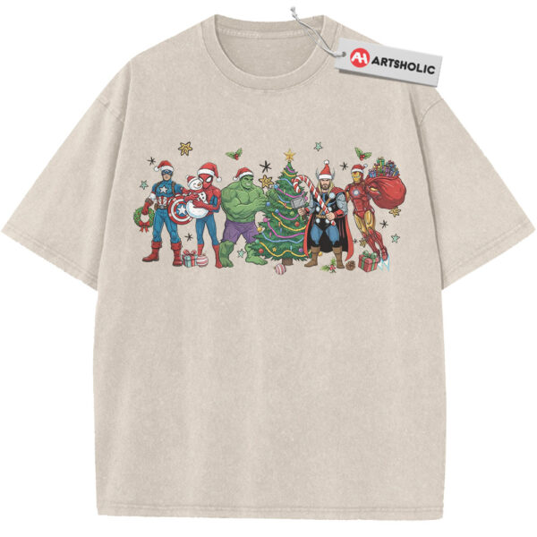 The Avengers Shirt, Christmas Shirt, Marvel Comics Shirt, Vintage Tee