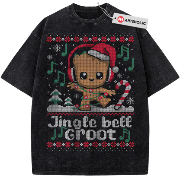 Groot Shirt, Christmas Shirt, Marvel Comics Shirt, Vintage T-Shirt