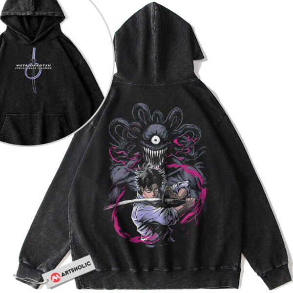 Yuta Okkotsu Hoodie, Jujutsu Kaisen Hoodie, Anime Hoodie, Vintage Hoodie 2-Sided