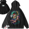 Deku Hoodie, Izuki Midoriya Hoodie, MHA Hoodie, Anime Hoodie, Vintage Hoodie 2-Sided