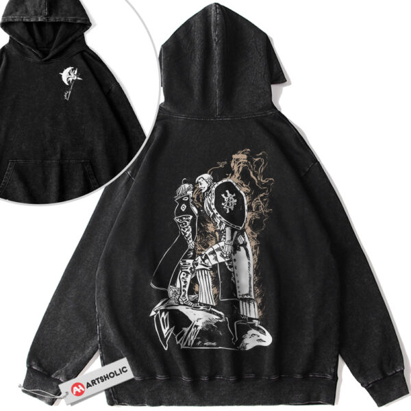 Escanor Hoodie, Seven Deadly Sins Hoodie, Anime Hoodie, Vintage Hoodie 2-Sided