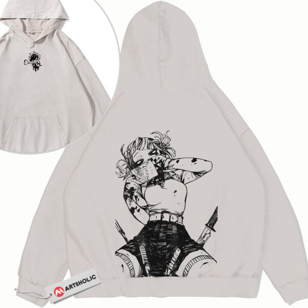 Himiko Toga Hoodie, MHA Hoodie, Anime Hoodie, Vintage Hoodie 2-Sided