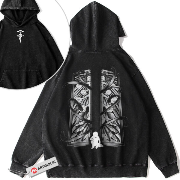 Fullmetal Alchemist Hoodie, Anime Hoodie, Vintage Hoodie 2-Sided