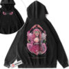 Mitsuri Kanroji Hoodie, Demon Slayer Hoodie, Anime Hoodie, Vintage Hoodie 2-Sided