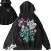 Noriaki Kakyoin Hoodie, JoJo's Bizarre Adventure Hoodie, Anime Hoodie, Vintage Hoodie 2-Sided