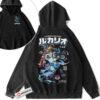 Lucario Hoodie, Riolu Hoodie, Pokemon Hoodie, Anime Hoodie, Vintage Hoodie 2-Sided
