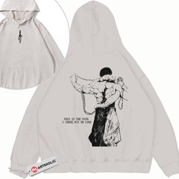 Toji Fushiguro Hoodie, Jujutsu Kaisen Hoodie, Anime Hoodie, Vintage Hoodie 2-Sided