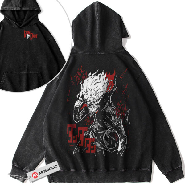 Okarun Hoodie, Ken Takakura Hoodie, Dandadan Hoodie, Anime Hoodie, Vintage Hoodie 2-Sided