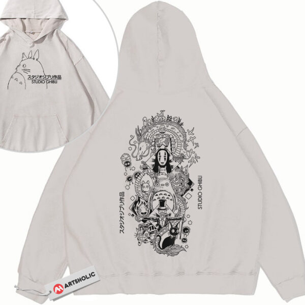 Studio Ghibli Hoodie, Anime Hoodie, Vintage Hoodie 2-Sided