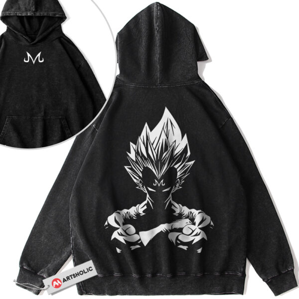 Vegeta Hoodie, Dragon Ball Hoodie, Anime Hoodie, Vintage Hoodie 2-Sided
