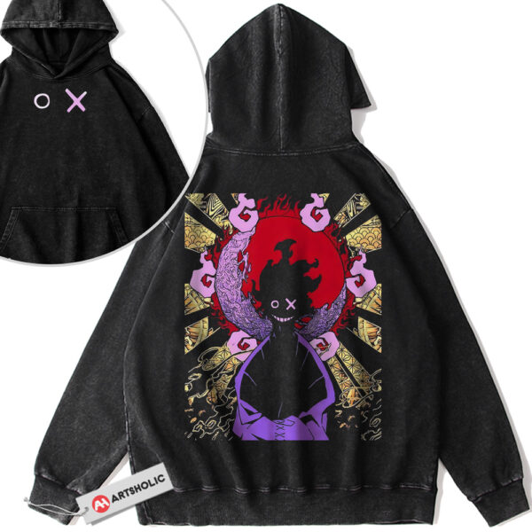 Benimaru Shinmon Hoodie, Fire Force Hoodie, Anime Hoodie, Vintage Hoodie 2-Sided