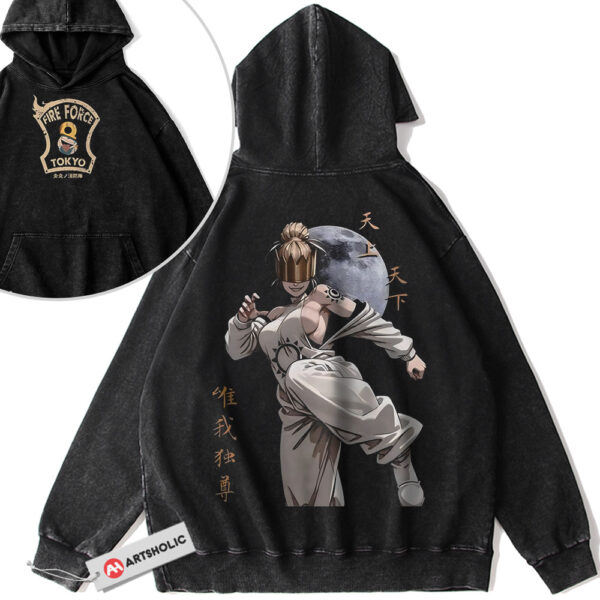 Haumea Hoodie, Fire Force Hoodie, Anime Hoodie, Vintage Hoodie 2-Sided