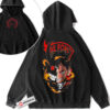 Shinra Kusakabe Hoodie, Fire Force Hoodie, Anime Hoodie, Vintage Hoodie 2-Sided