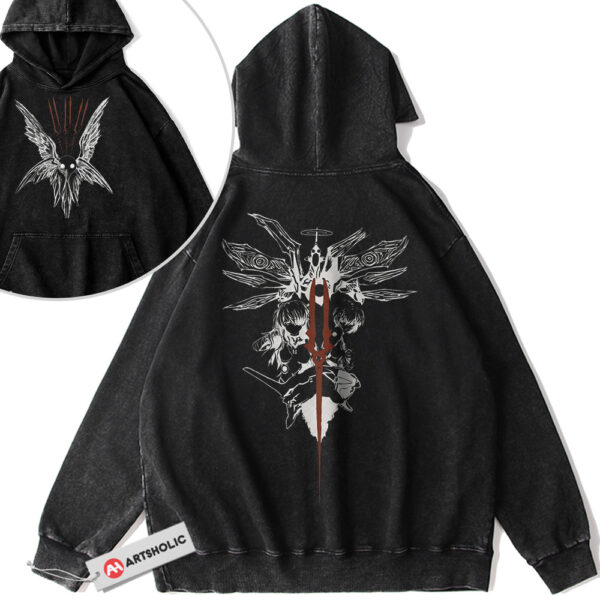 Neon Genesis Evangelion Hoodie, Anime Hoodie, Vintage Hoodie 2-Sided