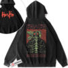 Caiman Hoodie, Dorohedoro Hoodie, Anime Hoodie, Vintage Hoodie 2-Sided