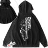 Kento Nanami Hoodie, Jujutsu Kaisen Hoodie, Anime Hoodie, Vintage Hoodie 2-Sided