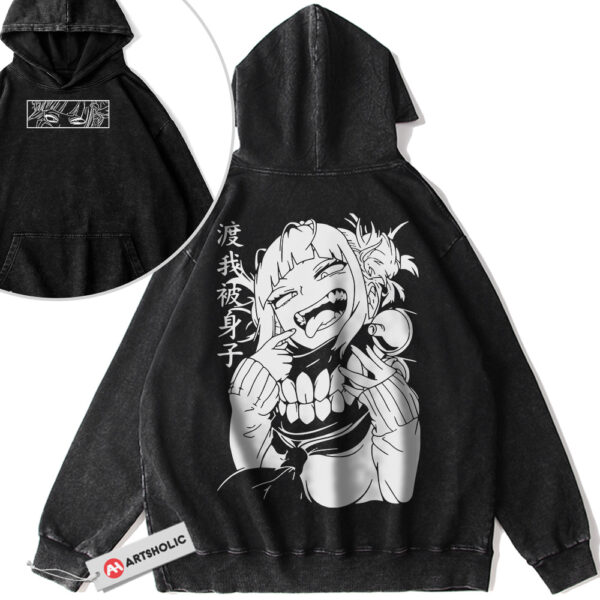 Himiko Toga Hoodie, MHA Hoodie, Anime Hoodie, Vintage Hoodie 2-Sided