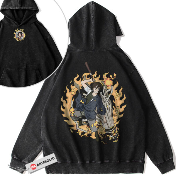Benimaru Shinmon Hoodie, Fire Force Hoodie, Anime Hoodie, Vintage Hoodie 2-Sided