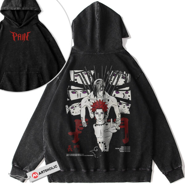 Nagato Uzumaki Hoodie, Pain Hoodie, Naruto Hoodie, Anime Hoodie, Vintage Hoodie 2-Sided