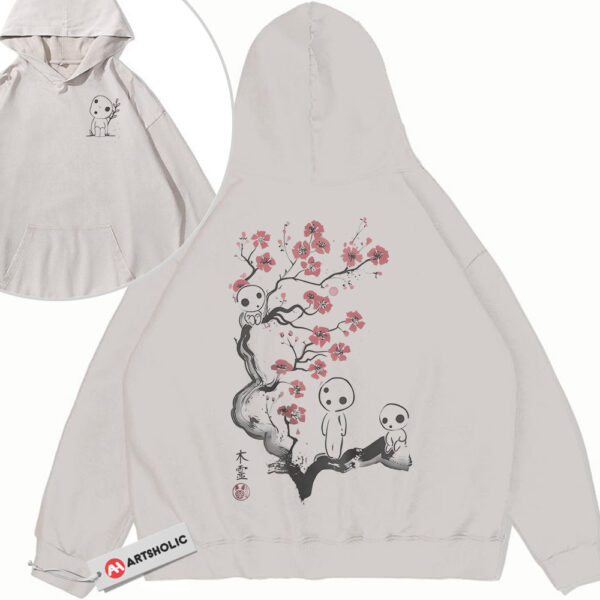 Princess Mononoke Hoodie, Studio Ghibli Hoodie, Anime Hoodie, Vintage Hoodie 2-Sided
