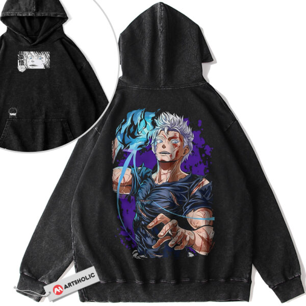 Satoru Gojo Hoodie, Jujutsu Kaisen Hoodie, Anime Hoodie, Vintage Hoodie 2-Sided
